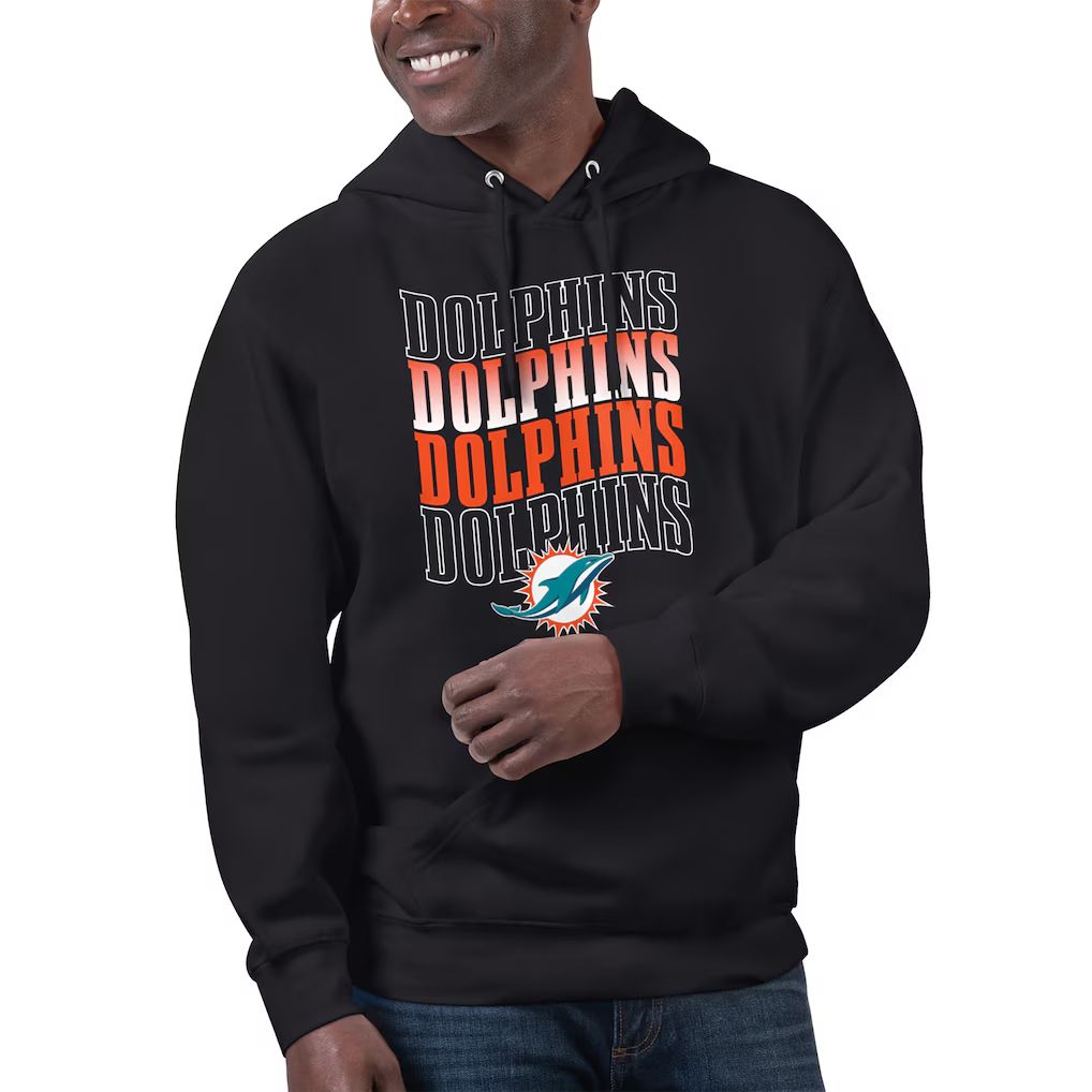 Men 2026 NFL Miami Dolphins black Hoodie hooded style 01
